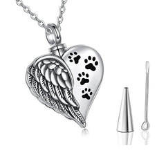 Jewelry Necklace for Heart-Shaped Angel Wing - PeticaDeals