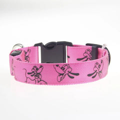 LED Dog Collar Light Night Safety Nylon - PeticaDeals