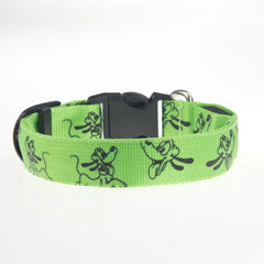 LED Dog Collar Light Night Safety Nylon - PeticaDeals