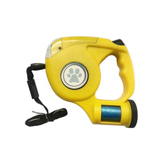 LED Dog Leash With Garbage Bag Automatic Pet Leash for Dog & Cat - PeticaDeals