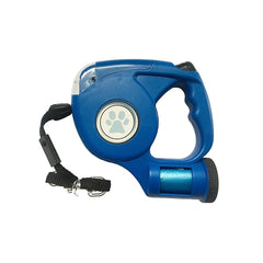 LED Dog Leash With Garbage Bag Automatic Pet Leash for Dog & Cat - PeticaDeals