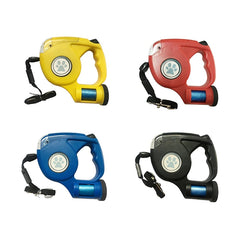LED Dog Leash With Garbage Bag Automatic Pet Leash for Dog & Cat - PeticaDeals