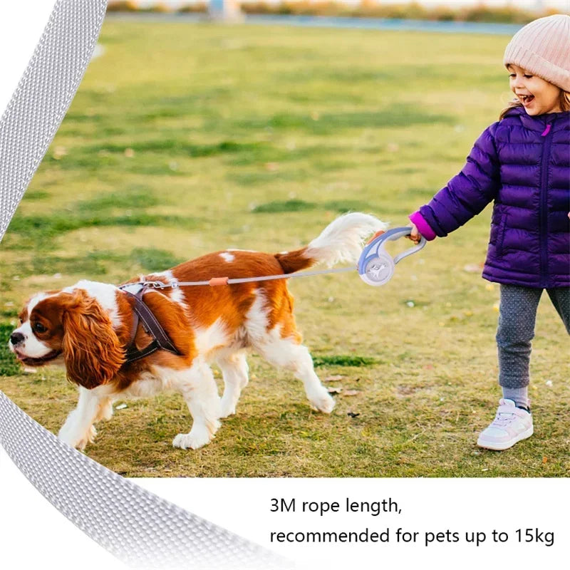 Leash Heavy Duty Dog Leash Retractable 3m - PeticaDeals