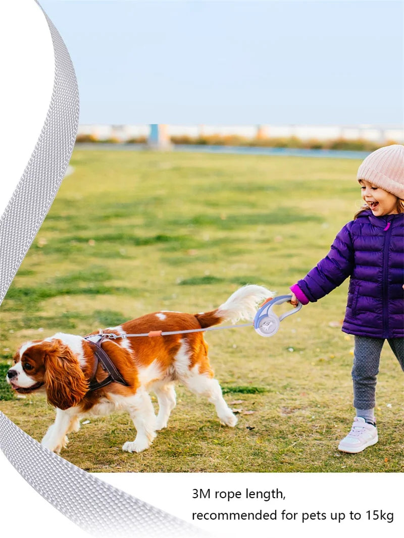 Leash Heavy Duty Dog Leash Retractable 3m - PeticaDeals