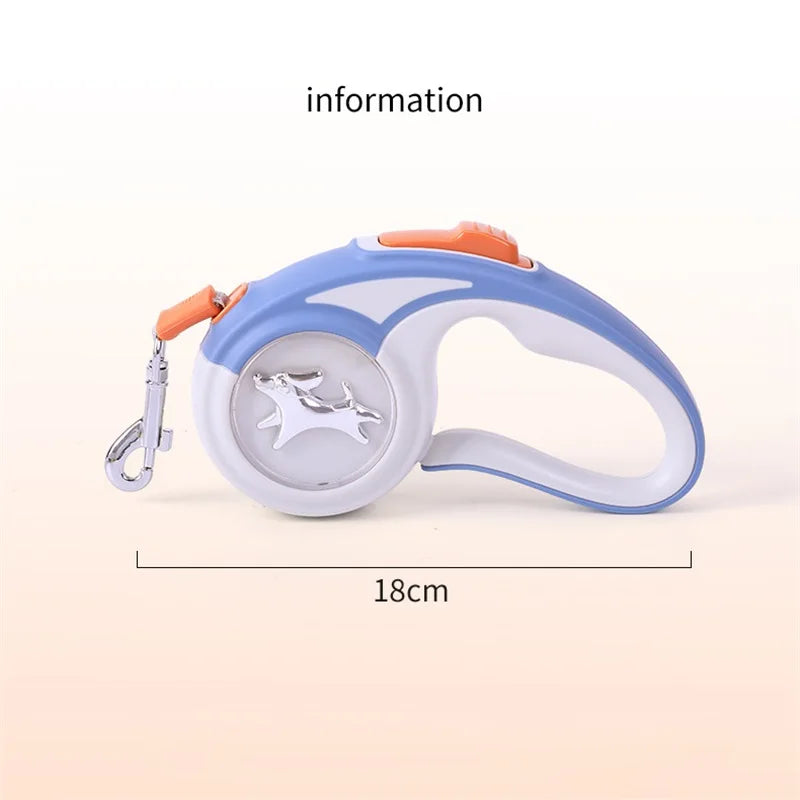 Leash Heavy Duty Dog Leash Retractable 3m - PeticaDeals