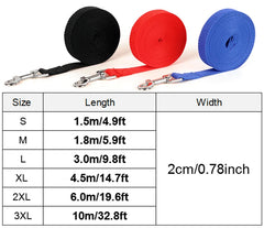 Leash Long Cats Dogs Nylon Leash Pet Walking Training - PeticaDeals