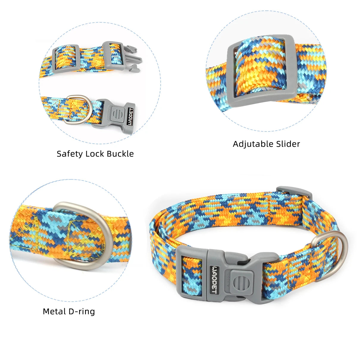 Leashes Collar Set Dogs - PeticaDeals