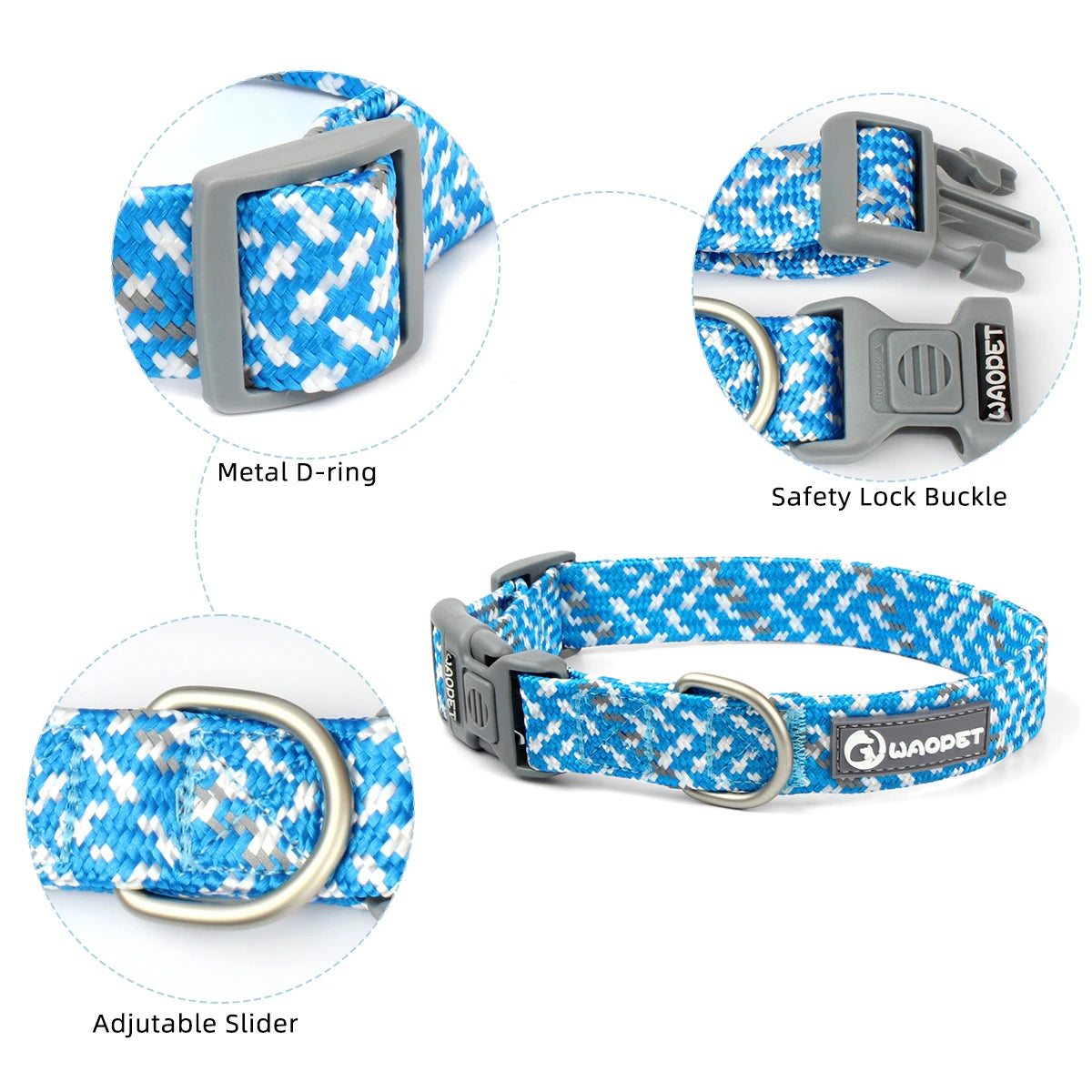 Leashes Collar Set Dogs - PeticaDeals