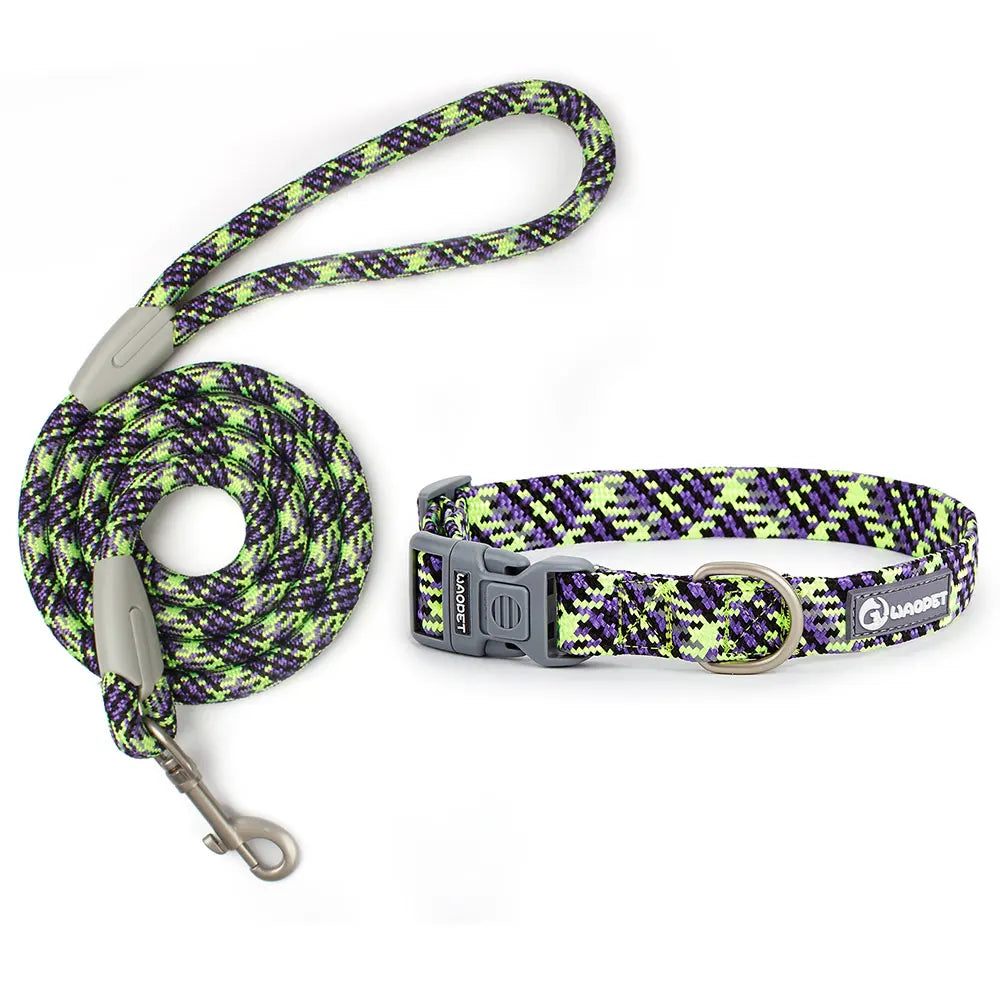Leashes Collar Set Dogs - PeticaDeals