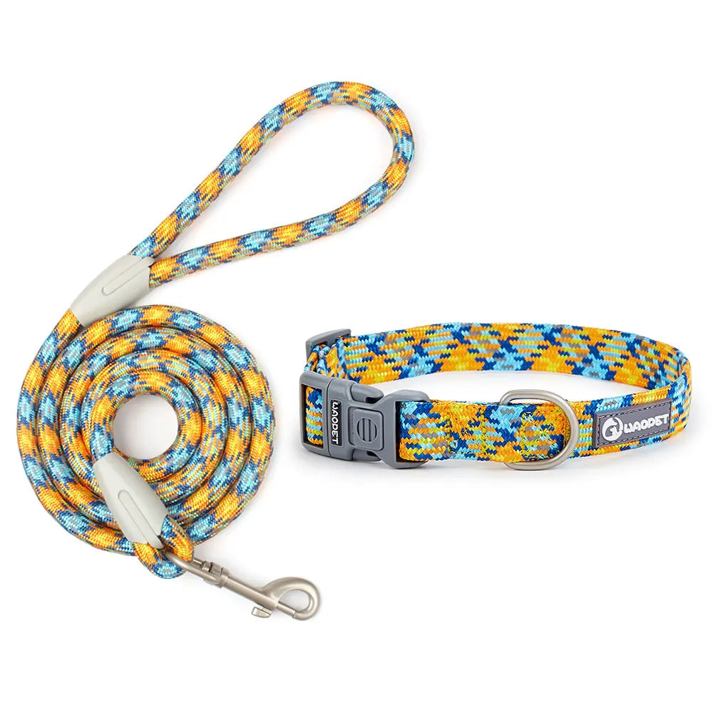 Leashes Collar Set Dogs - PeticaDeals