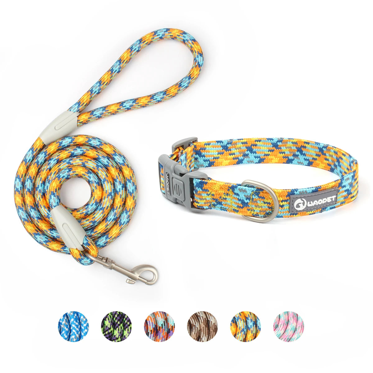 Leashes Collar Set Dogs - PeticaDeals