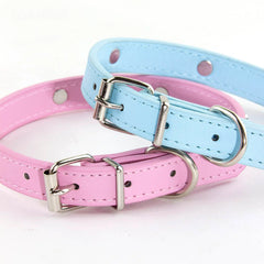 Leather Durable Pet Collars Paw - PeticaDeals