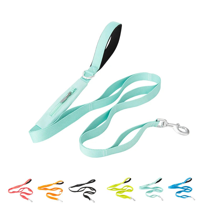Lightweight Double Handle Dog Leash For Small Medium & Large - PeticaDeals