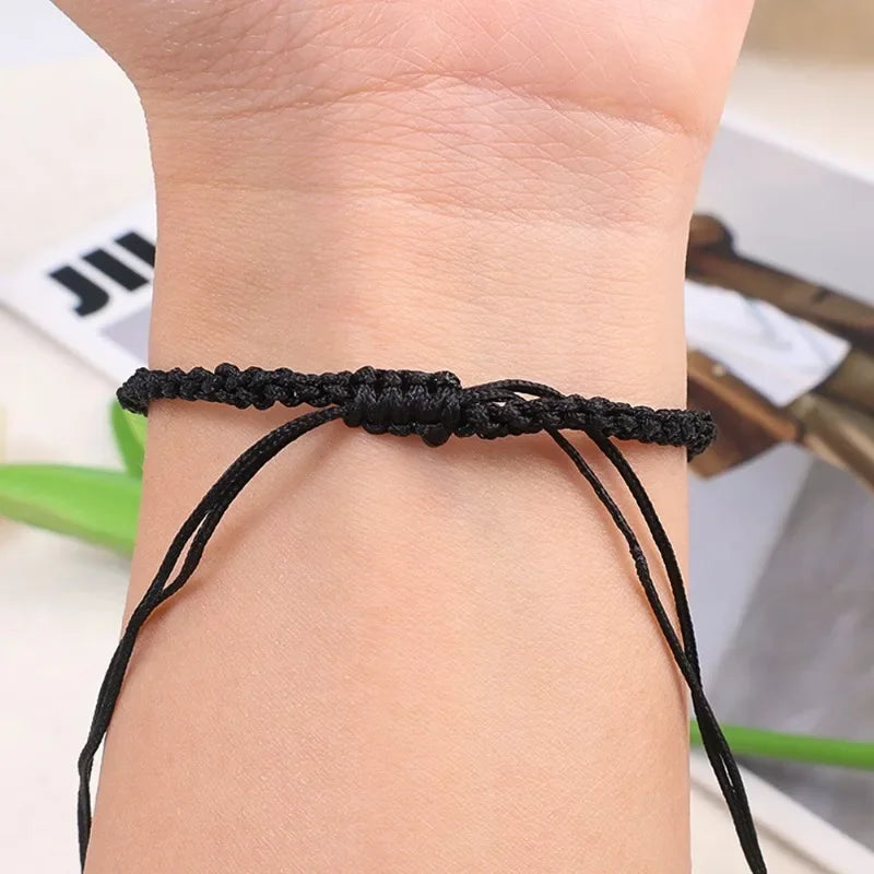 Lovely Handmade Cute Black & White Cat Couple Bracelet Natural Moonstone - PeticaDeals