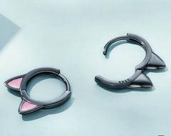 Lovely Pink Cute Pet Paw Studs Clips Girl Unique Jewelry - PeticaDeals