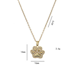 Luxury Female Crystal White Zircon Stone Dog Cat - PeticaDeals