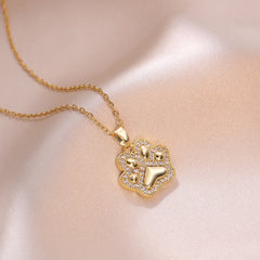 Luxury Female Crystal White Zircon Stone Dog Cat - PeticaDeals