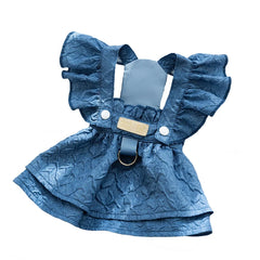 Luxury Jacquard Dog Dress for Small Dogs & Cats - PeticaDeals