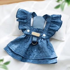 Luxury Jacquard Dog Dress for Small Dogs & Cats - PeticaDeals