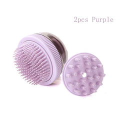 Mango Shaped Cat Dog Bathing Brush Dual Use of Dry and Wet Pet Grooming Combs - PeticaDeals