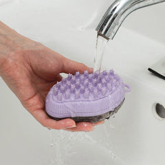 Mango Shaped Cat Dog Bathing Brush Dual Use of Dry and Wet Pet Grooming Combs - PeticaDeals
