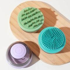 Mango Shaped Cat Dog Bathing Brush Dual Use of Dry and Wet Pet Grooming Combs - PeticaDeals