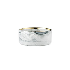 Marbling Cat Ceramics Bowl with Wood Stand - PeticaDeals