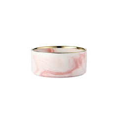 Marbling Cat Ceramics Bowl with Wood Stand - PeticaDeals