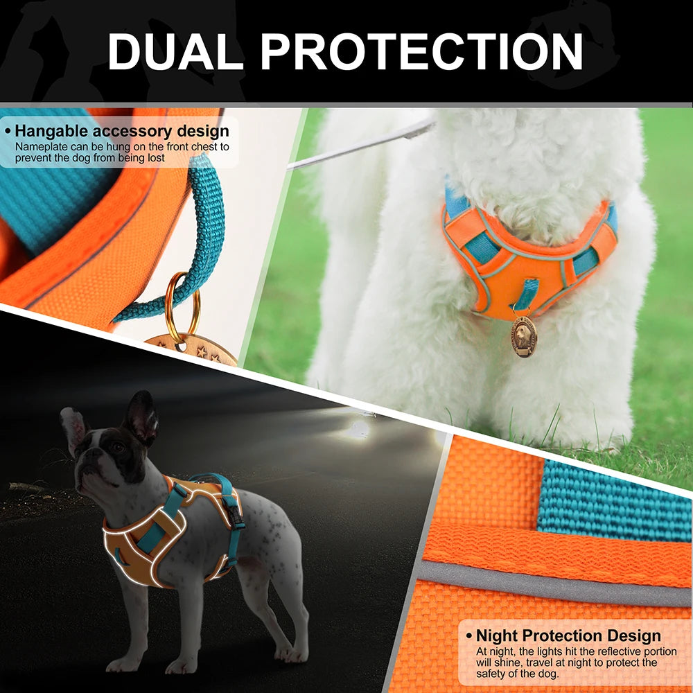 Mesh Breathable  Nylon Reflective Pet Training Vest Adjustable - PeticaDeals