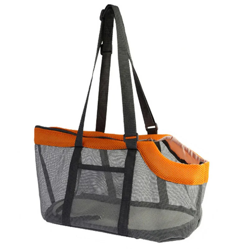 Mesh Foldable Carrier Handbag Purse for Small Dogs & Cat - PeticaDeals