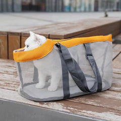 Mesh Foldable Carrier Handbag Purse for Small Dogs & Cat - PeticaDeals