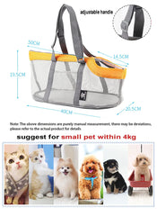 Mesh Foldable Carrier Handbag Purse for Small Dogs & Cat - PeticaDeals