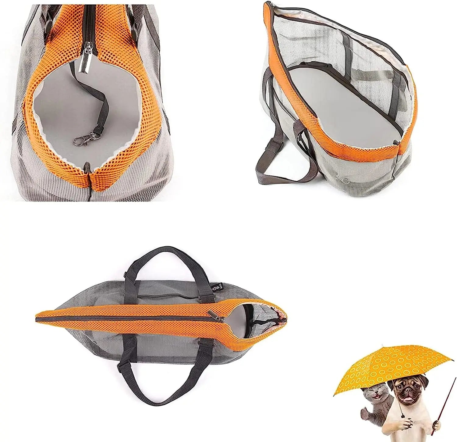 Mesh Foldable Carrier Handbag Purse for Small Dogs & Cat - PeticaDeals