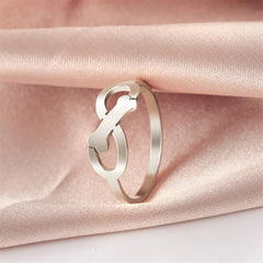 Minimalist Rings Dog Bone Paw Girls Gold Color Stainless Steel Ring Women's - PeticaDeals