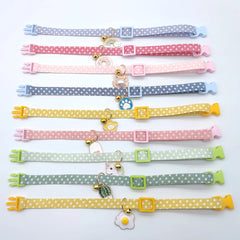 New Adjustable Pet Collar With Bell Small Dog Necklace - PeticaDeals