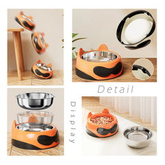 New Dog Bowls Beveled To Protect Neck Spine - PeticaDeals