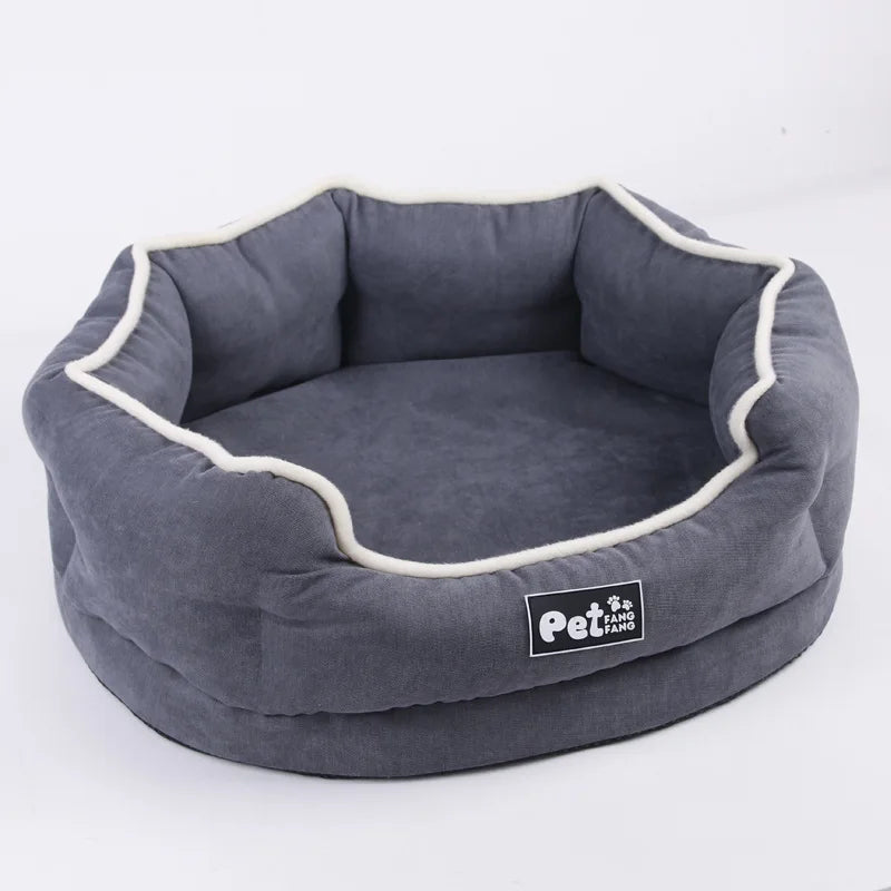 New Dog Cat Bed Solid Design Removable and Washable - PeticaDeals