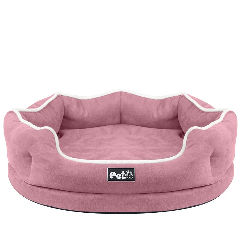 New Dog Cat Bed Solid Design Removable and Washable - PeticaDeals