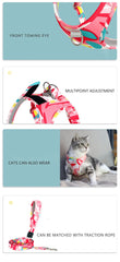 New Dog Cat Harness Adjustable Vest Walking Lead Leash For Puppy Dogs - PeticaDeals