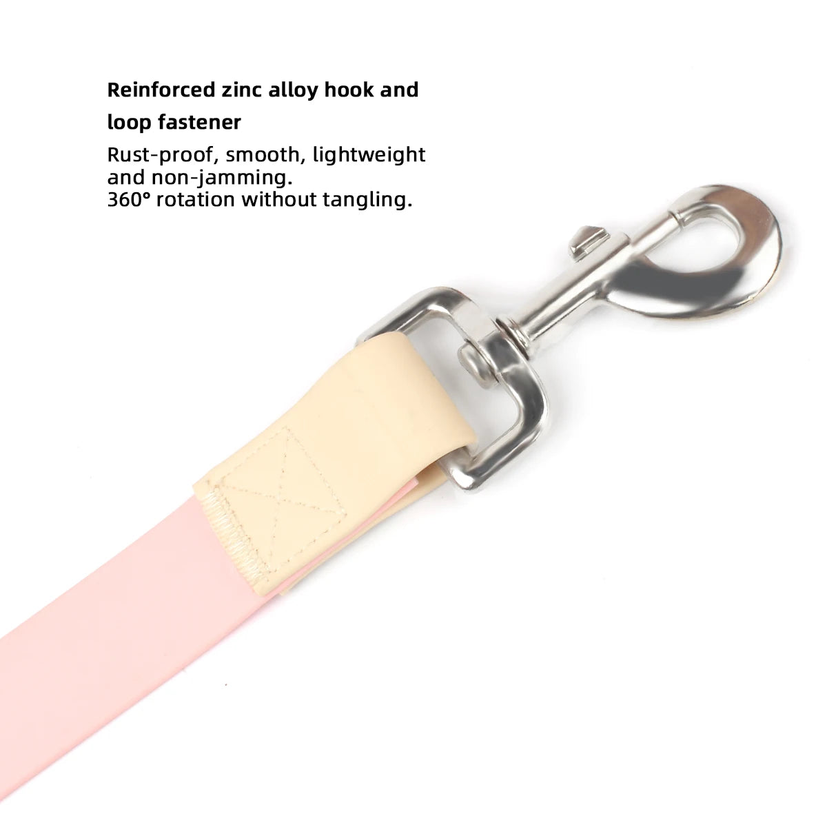 New Dog Leash And Collar Set Adjustable NO PULL PVC Anti-Water Easy Clean Dog Collars - PeticaDeals