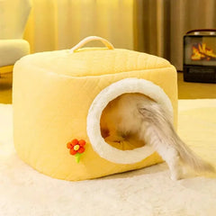 New Winter Pet House Soft Nest Kennel - PeticaDeals