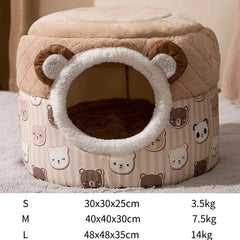 New Winter Pet House Soft Nest Kennel - PeticaDeals