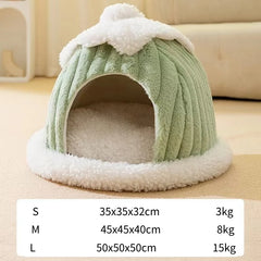 New Winter Pet House Soft Nest Kennel - PeticaDeals