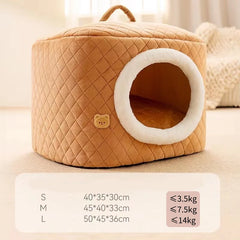New Winter Pet House Soft Nest Kennel - PeticaDeals