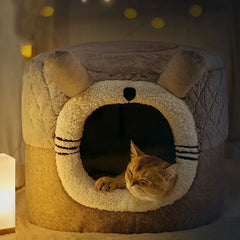 New Winter Pet House Soft Nest Kennel - PeticaDeals