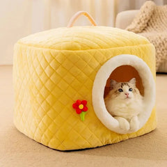 New Winter Pet House Soft Nest Kennel - PeticaDeals