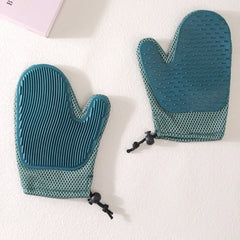 Newly Upgraded Double-sided Pet Grooming Gloves Massage Bath Comb - PeticaDeals