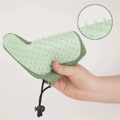 Newly Upgraded Double-sided Pet Grooming Gloves Massage Bath Comb - PeticaDeals