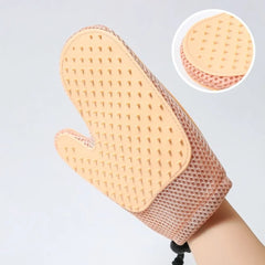 Newly Upgraded Double-sided Pet Grooming Gloves Massage Bath Comb - PeticaDeals