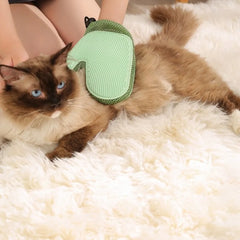 Newly Upgraded Double-sided Pet Grooming Gloves Massage Bath Comb - PeticaDeals